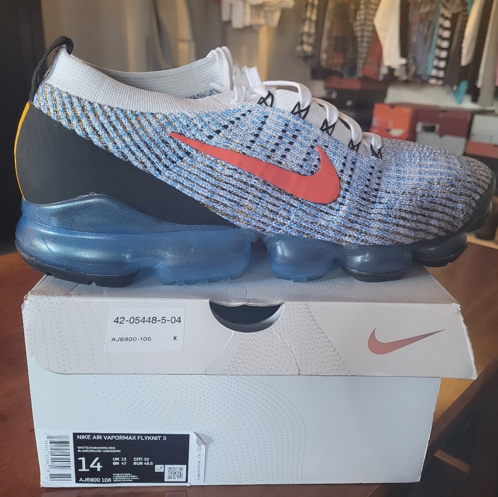 Men's Nike Vapormax Flyknits Size 14